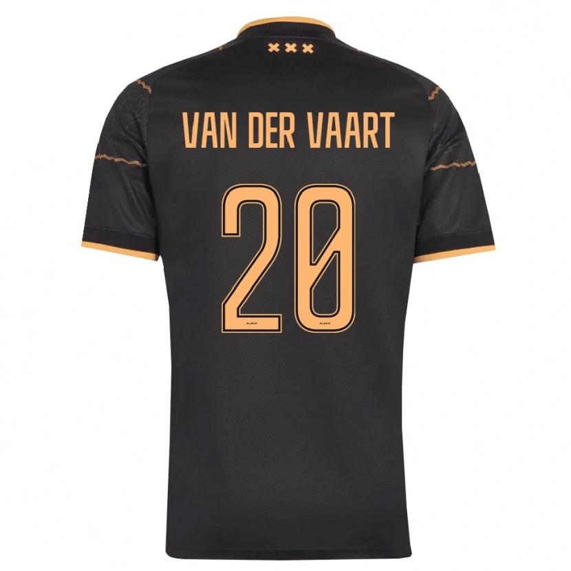 Danxen Mujer Camiseta Damian Van Der Vaart #20 Negro Naranja 2ª Equipación 2026/27 La Camisa