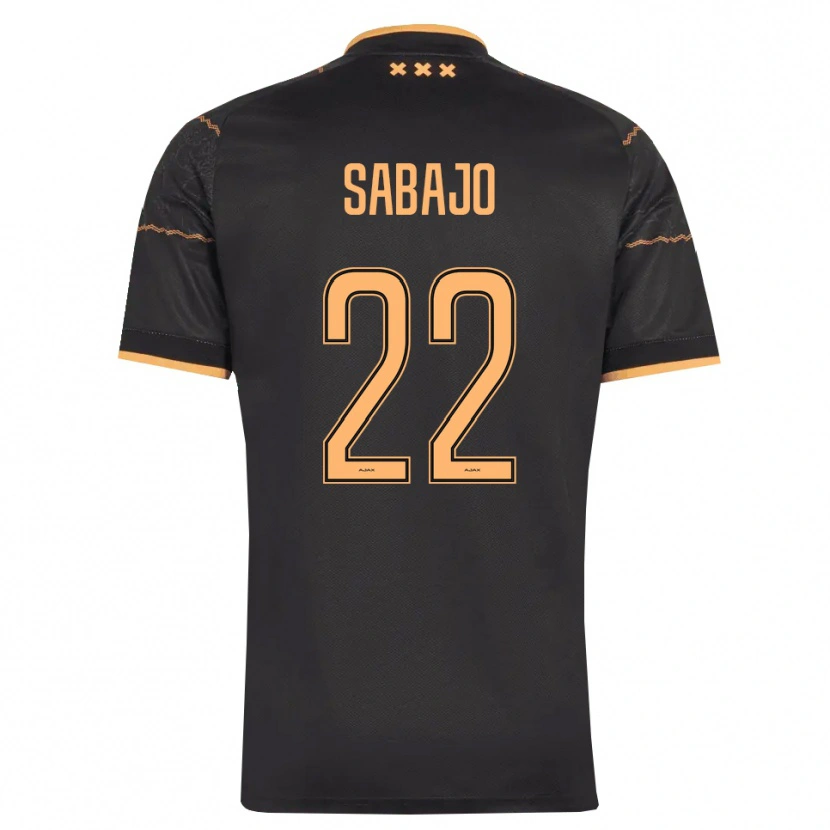 Danxen Mujer Camiseta Quinty Sabajo #22 Negro Naranja 2ª Equipación 2026/27 La Camisa