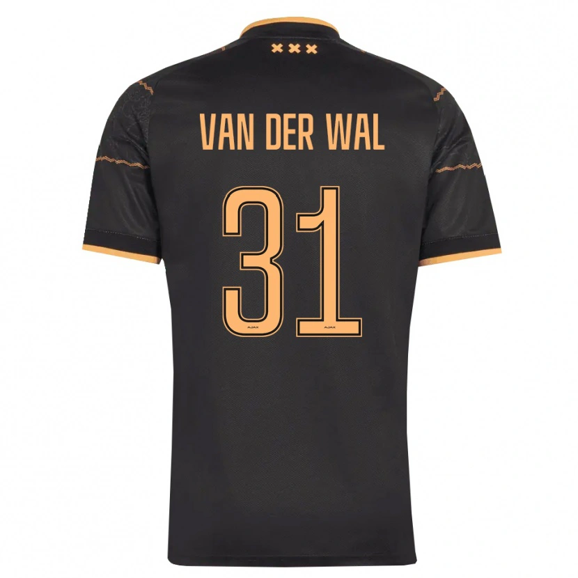 Danxen Mujer Camiseta Dionne Van Der Wal #31 Negro Naranja 2ª Equipación 2026/27 La Camisa