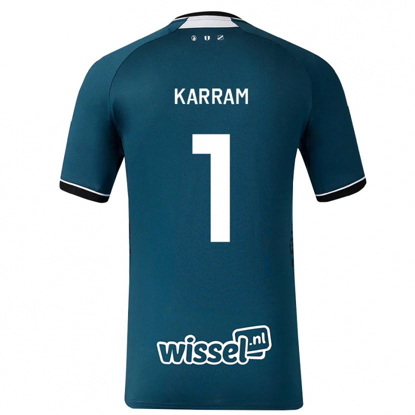 Danxen Mujer Camiseta Faris Karram #1 Grisardodarkslategray Blanco 2ª Equipación 2026/27 La Camisa