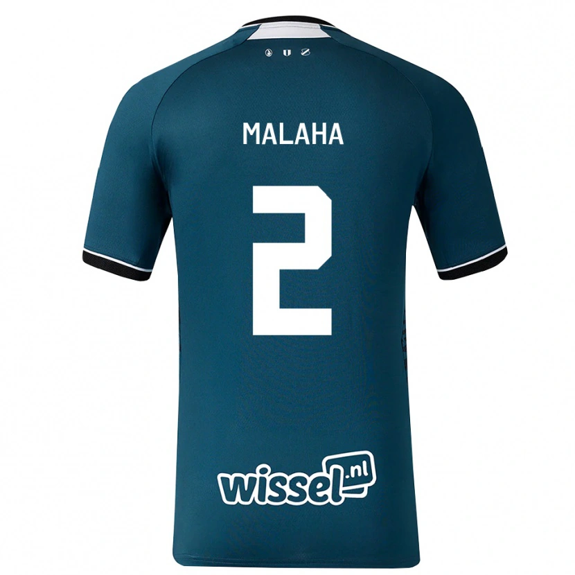 Danxen Mujer Camiseta Shayan Malaha #2 Grisardodarkslategray Blanco 2ª Equipación 2026/27 La Camisa