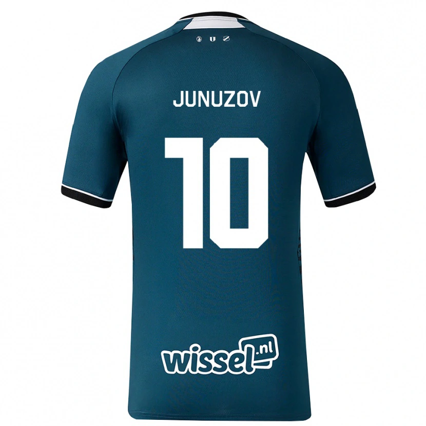 Danxen Mujer Camiseta Melih Junuzov #10 Grisardodarkslategray Blanco 2ª Equipación 2026/27 La Camisa