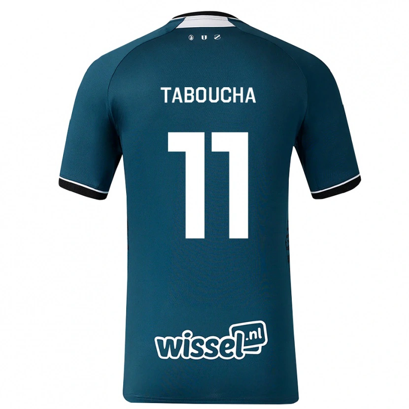 Danxen Mujer Camiseta Salah Taboucha #11 Grisardodarkslategray Blanco 2ª Equipación 2026/27 La Camisa