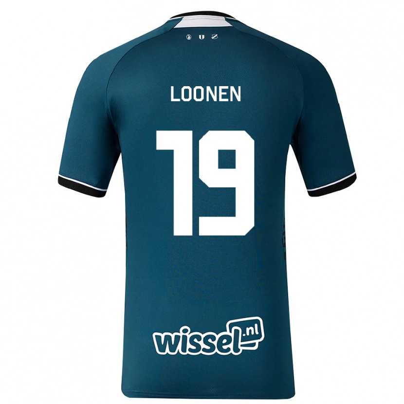 Danxen Mujer Camiseta Lobke Loonen #19 Grisardodarkslategray Blanco 2ª Equipación 2026/27 La Camisa