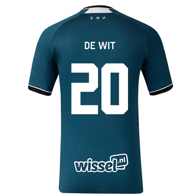 Danxen Mujer Camiseta Dani De Wit #20 Grisardodarkslategray Blanco 2ª Equipación 2026/27 La Camisa