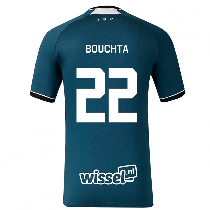 Danxen Mujer Camiseta Dani Bouchta #22 Grisardodarkslategray Blanco 2ª Equipación 2026/27 La Camisa