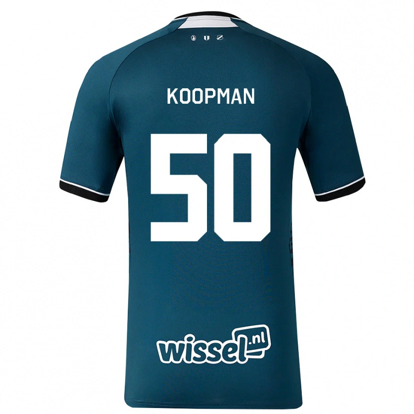 Danxen Mujer Camiseta Kyra Koopman #50 Grisardodarkslategray Blanco 2ª Equipación 2026/27 La Camisa
