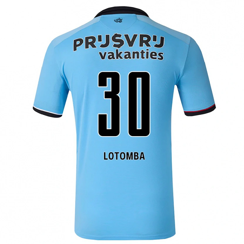 Danxen Mujer Camiseta Jordan Lotomba #30 Azulcieloprofundo Negro Rojo 2ª Equipación 2026/27 La Camisa