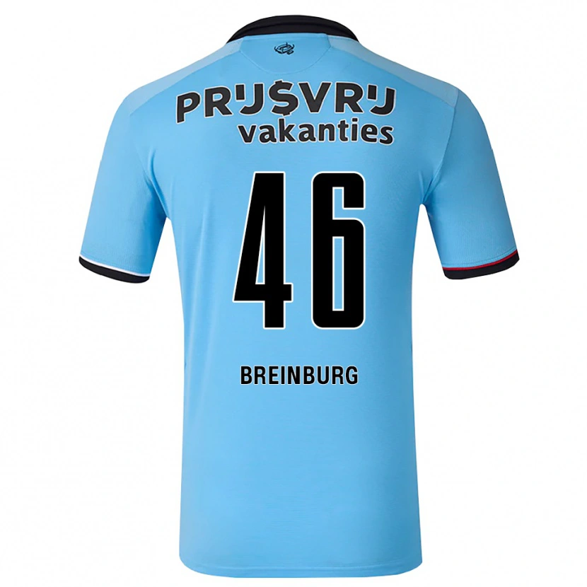 Danxen Mujer Camiseta Rainey Breinburg #46 Azulcieloprofundo Negro Rojo 2ª Equipación 2026/27 La Camisa
