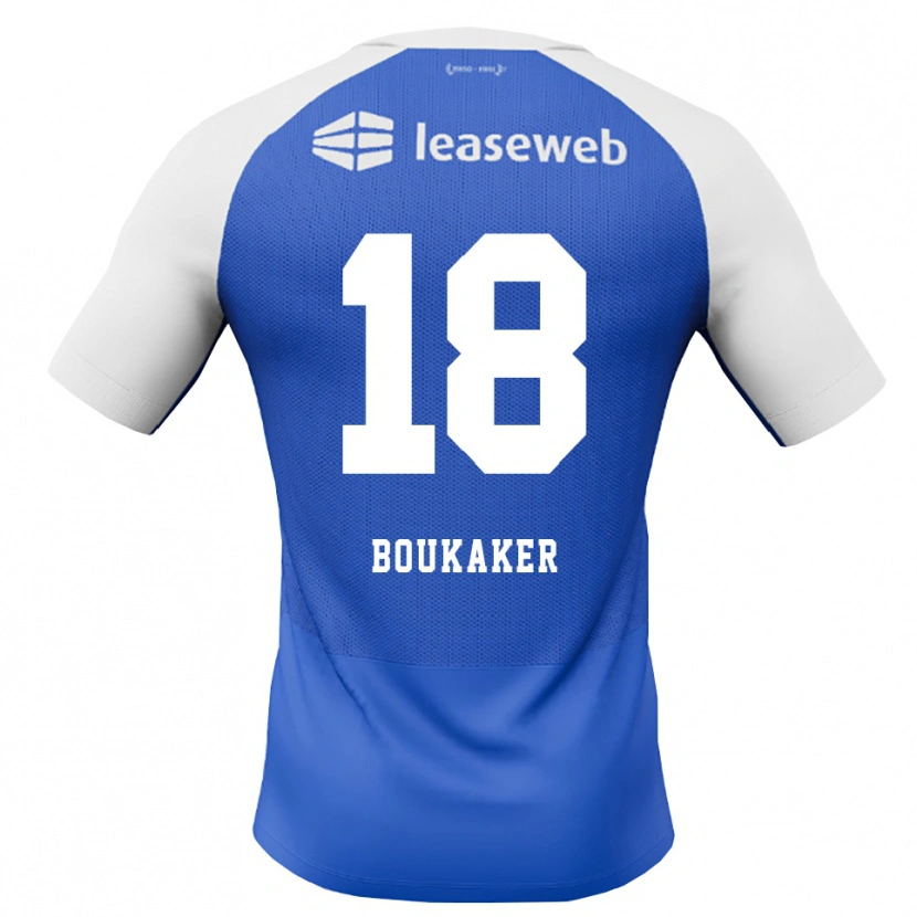 Danxen Mujer Camiseta Romaissa Boukaker #18 Azuldodger Rojo Blanco 2ª Equipación 2026/27 La Camisa