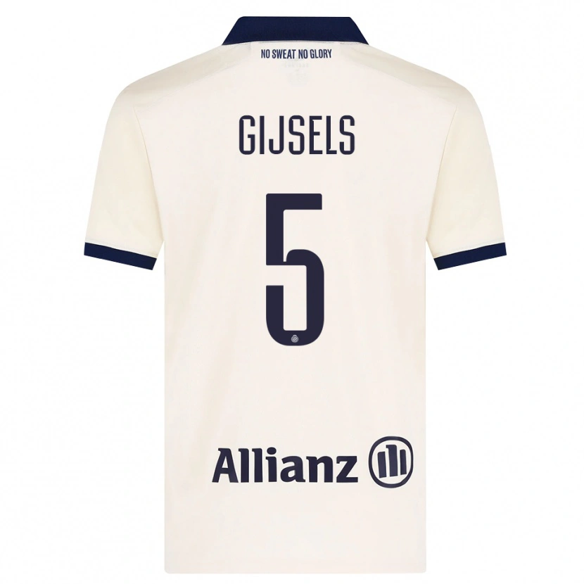 Danxen Mujer Camiseta Kellen Gijsels #5 Beige Negro 2ª Equipación 2026/27 La Camisa