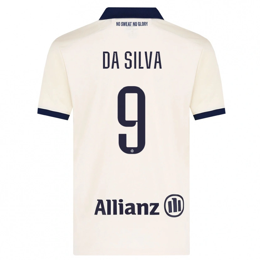 Danxen Mujer Camiseta Jessi Da Silva #9 Beige Negro 2ª Equipación 2026/27 La Camisa