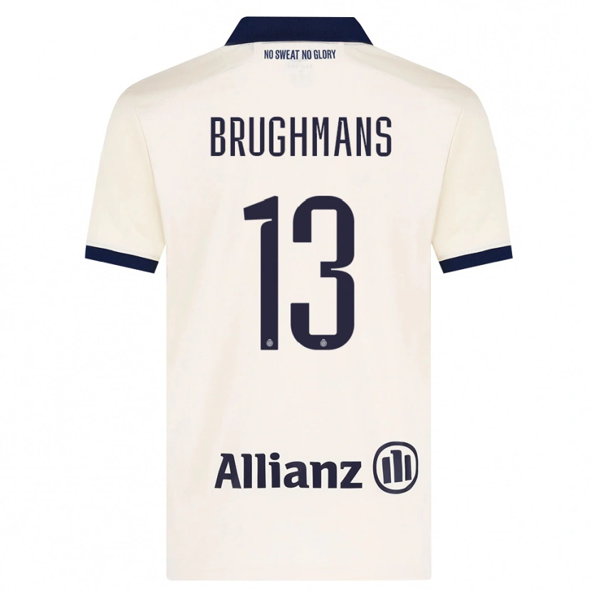 Danxen Mujer Camiseta Beau Brughmans #13 Beige Negro 2ª Equipación 2026/27 La Camisa