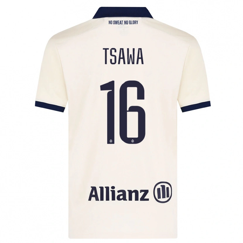Danxen Mujer Camiseta Cheveyo Tsawa #16 Beige Negro 2ª Equipación 2026/27 La Camisa