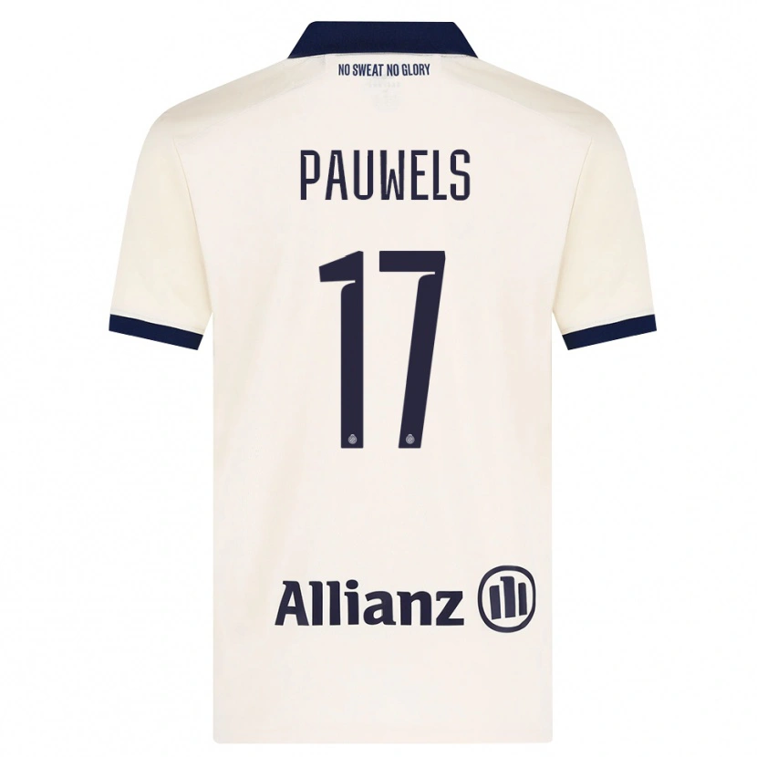 Danxen Mujer Camiseta Fleur Pauwels #17 Beige Negro 2ª Equipación 2026/27 La Camisa