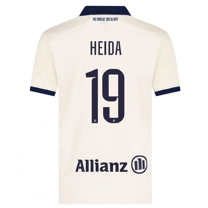 Danxen Mujer Camiseta Jade Heida #19 Beige Negro 2ª Equipación 2026/27 La Camisa