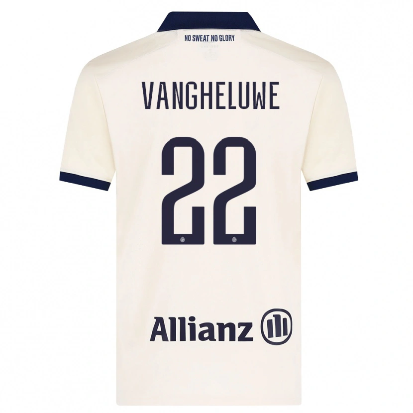 Danxen Mujer Camiseta Jody Vangheluwe #22 Beige Negro 2ª Equipación 2026/27 La Camisa