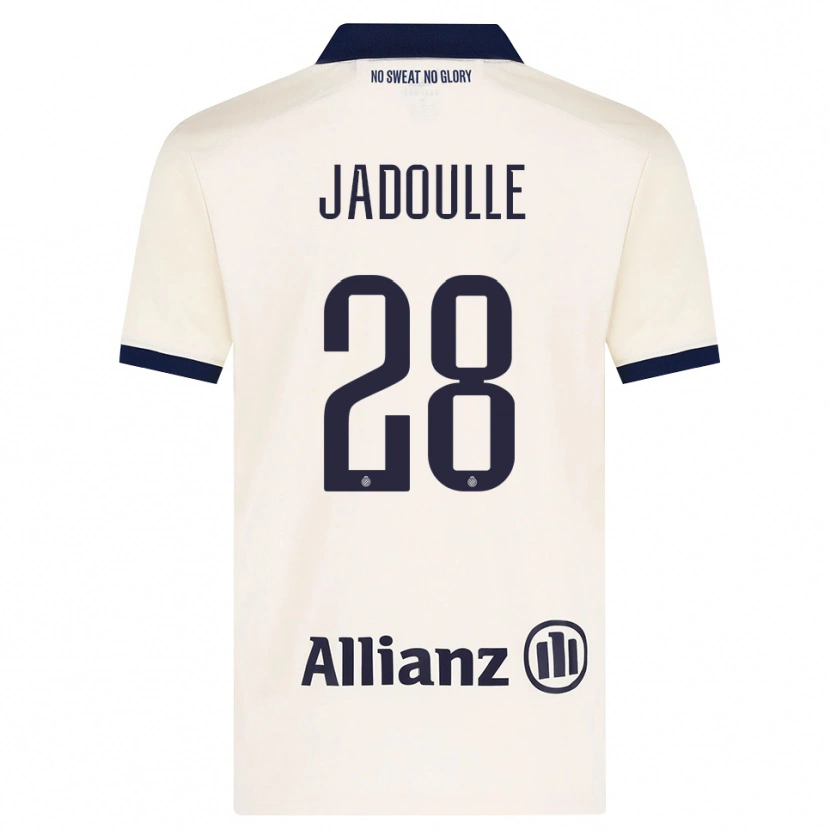 Danxen Mujer Camiseta Romane Jadoulle #28 Beige Negro 2ª Equipación 2026/27 La Camisa