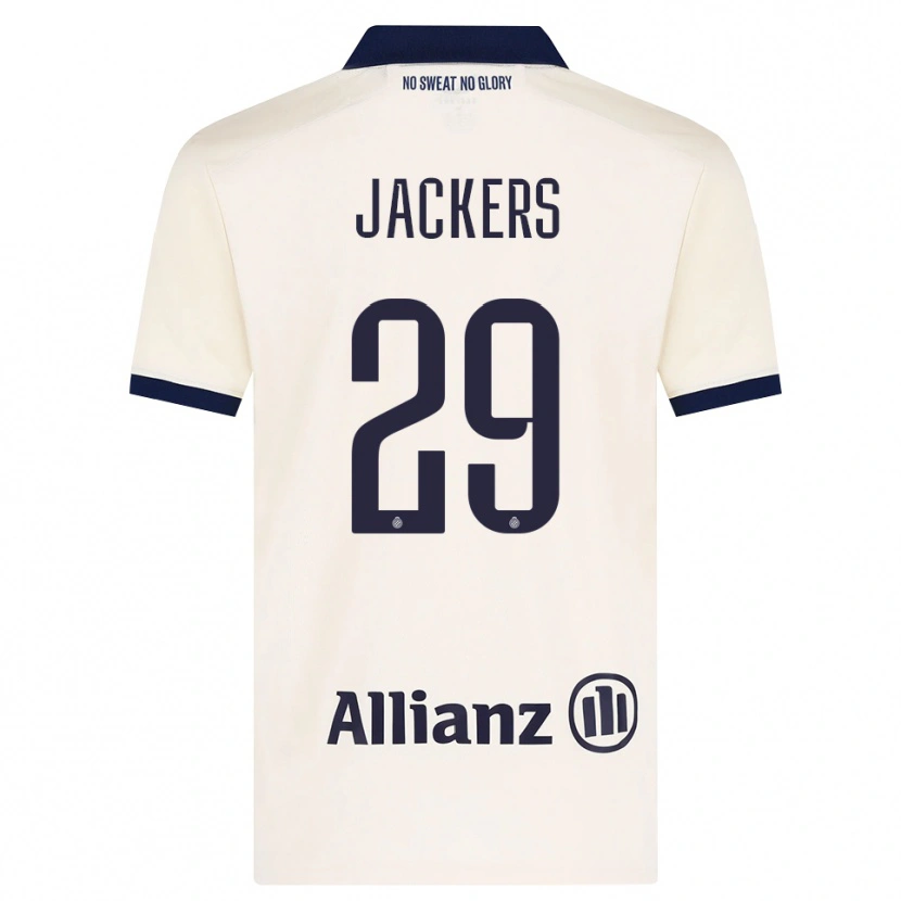 Danxen Mujer Camiseta Nordin Jackers #29 Beige Negro 2ª Equipación 2026/27 La Camisa