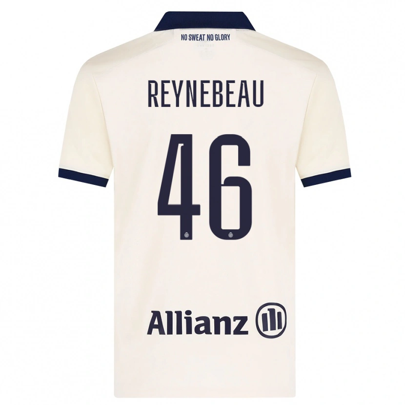 Danxen Mujer Camiseta Clementine Reynebeau #46 Beige Negro 2ª Equipación 2026/27 La Camisa