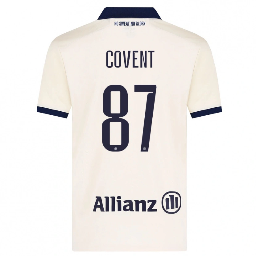 Danxen Mujer Camiseta Jorijn Covent #87 Beige Negro 2ª Equipación 2026/27 La Camisa