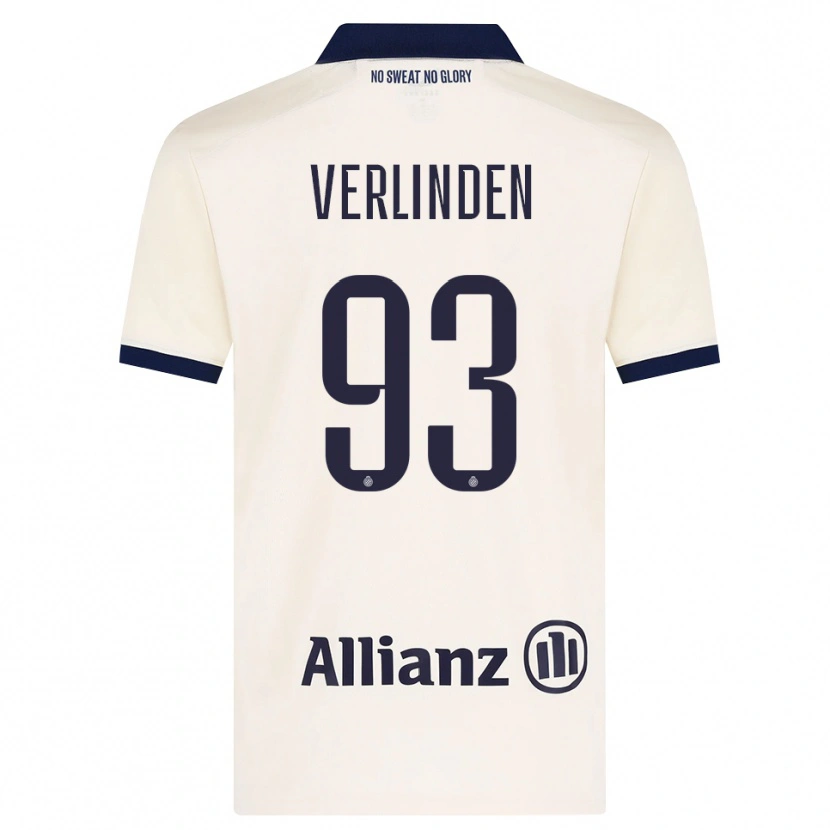 Danxen Mujer Camiseta Wout Verlinden #93 Beige Negro 2ª Equipación 2026/27 La Camisa