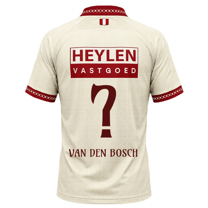 Danxen Mujer Camiseta Cisse Van Den Bosch #0 Beige Rojo 2ª Equipación 2026/27 La Camisa