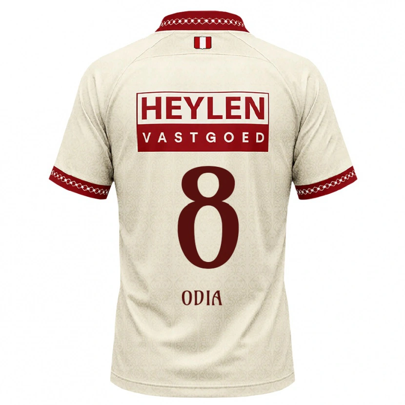 Danxen Mujer Camiseta Dre Odia #8 Beige Rojo 2ª Equipación 2026/27 La Camisa