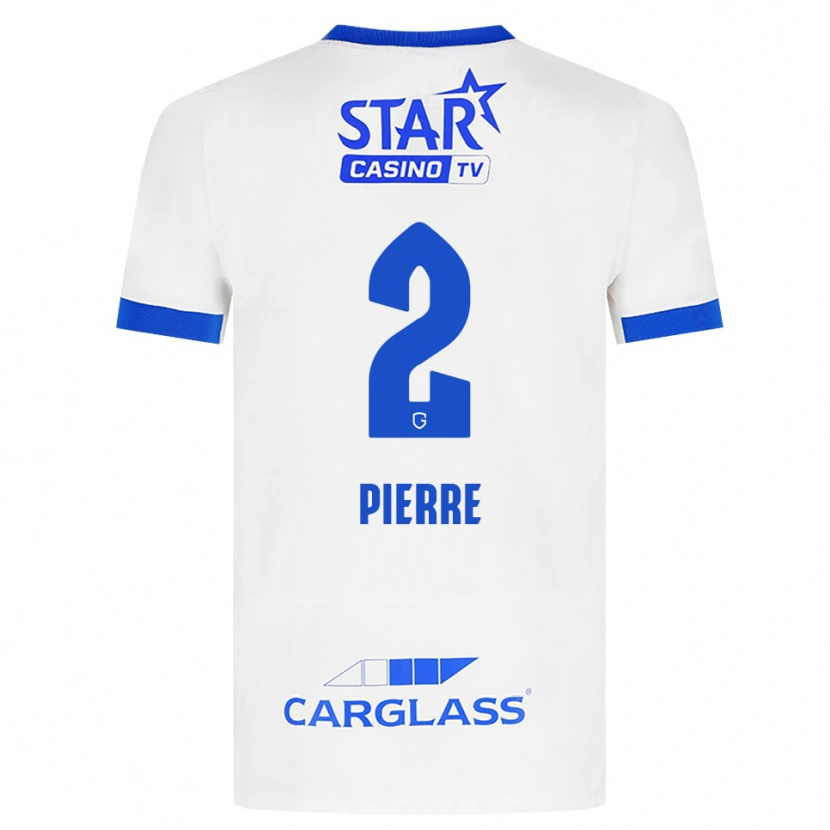 Danxen Mujer Camiseta Kayden Pierre #2 Blanco Azul 2ª Equipación 2026/27 La Camisa
