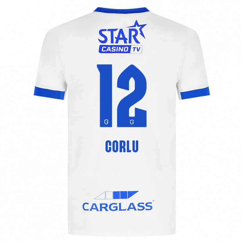Danxen Mujer Camiseta Ronas Corlu #12 Blanco Azul 2ª Equipación 2026/27 La Camisa