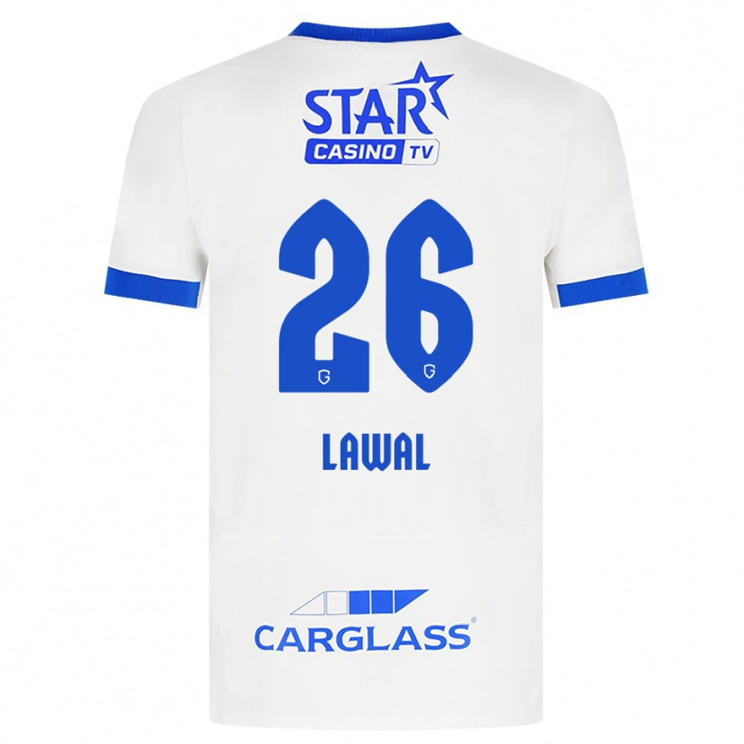 Danxen Mujer Camiseta Tobias Lawal #26 Blanco Azul 2ª Equipación 2026/27 La Camisa