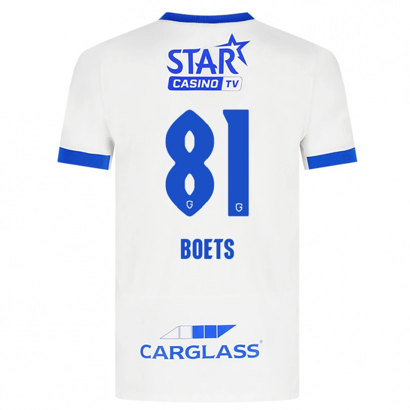 Danxen Mujer Camiseta Keo Boets #81 Blanco Azul 2ª Equipación 2026/27 La Camisa