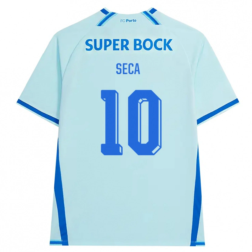 Danxen Mujer Camiseta Rodrigo Seca #10 Cianclaro Azul Equipación Tercera 2026/27 La Camisa