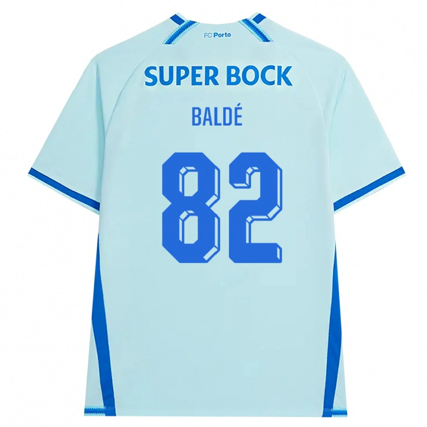 Danxen Mujer Camiseta Alfa Baldé #82 Cianclaro Azul Equipación Tercera 2026/27 La Camisa