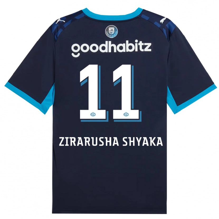 Danxen Mujer Camiseta David Zirarusha Shyaka #11 Azuldodger Azulreal Equipación Tercera 2026/27 La Camisa