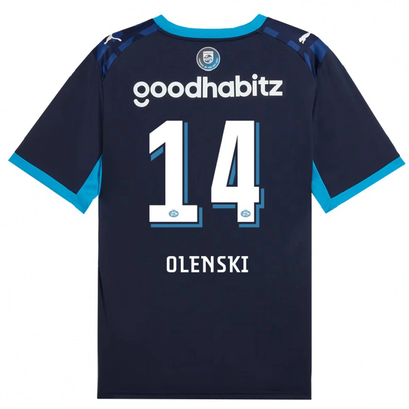 Danxen Mujer Camiseta Rayjen Olenski #14 Azuldodger Azulreal Equipación Tercera 2026/27 La Camisa