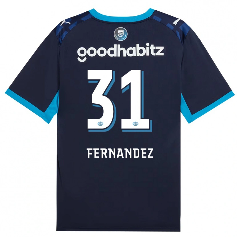 Danxen Mujer Camiseta Noah Fernandez #31 Azuldodger Azulreal Equipación Tercera 2026/27 La Camisa