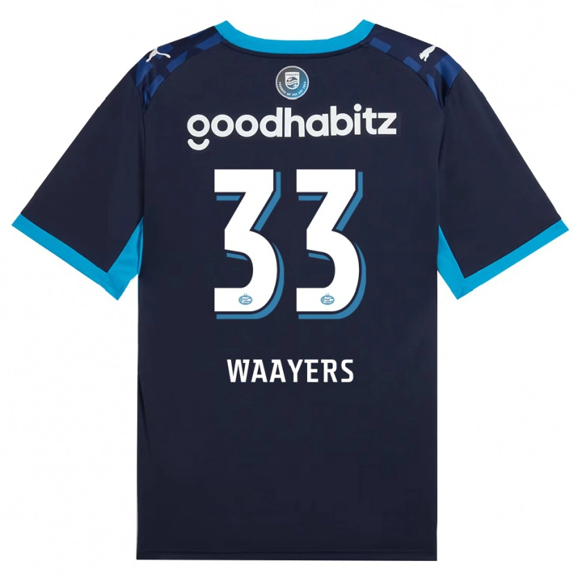 Danxen Mujer Camiseta Eus Waayers #33 Azuldodger Azulreal Equipación Tercera 2026/27 La Camisa