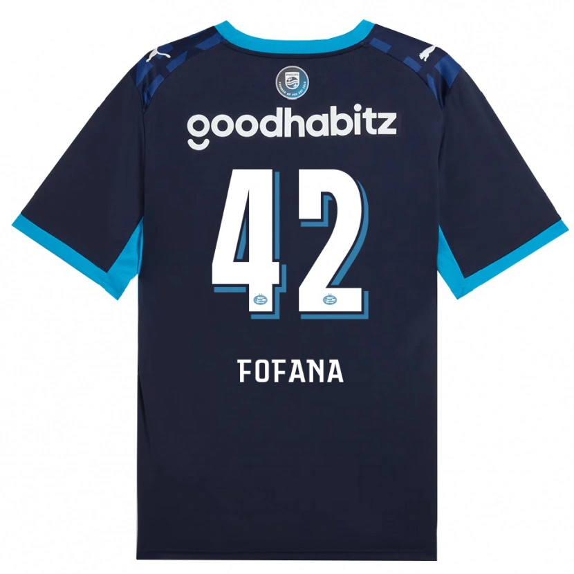 Danxen Mujer Camiseta Fode Fofana #42 Azuldodger Azulreal Equipación Tercera 2026/27 La Camisa