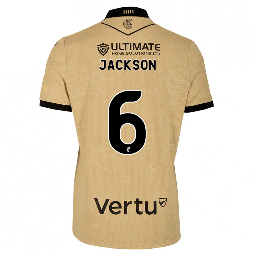 Danxen Mujer Camiseta Louis Jackson #6 Madera De Burlón Negro 2ª Equipación 2026/27 La Camisa