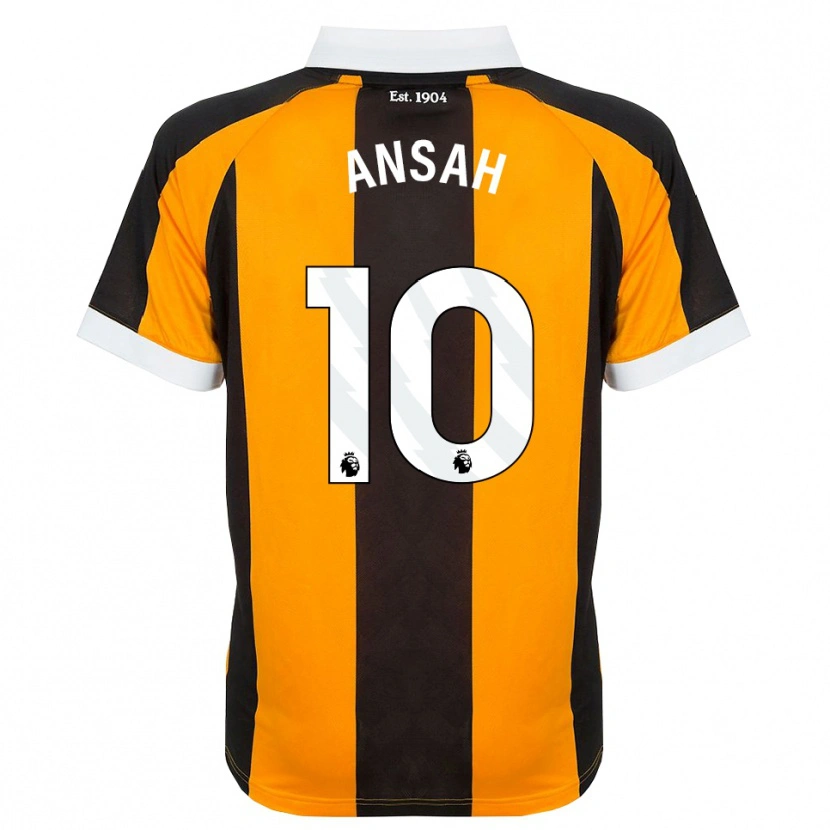 Danxen Mujer Camiseta Ilyas Ansah #10 Naranja Negro Blanco 1ª Equipación 2026/27 La Camisa