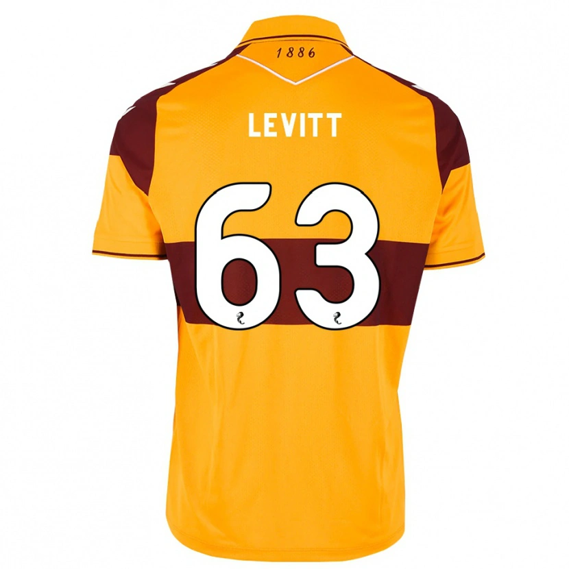 Danxen Mujer Camiseta Dylan Levitt #63 Granate Naranja 1ª Equipación 2026/27 La Camisa