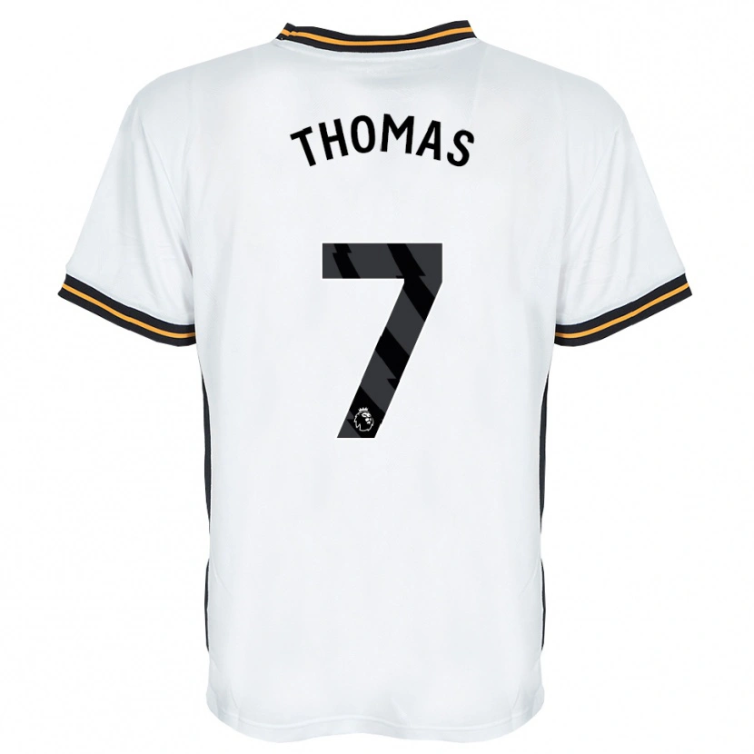 Danxen Mujer Camiseta Sorba Thomas #7 Blanco Naranja Negro 2ª Equipación 2026/27 La Camisa