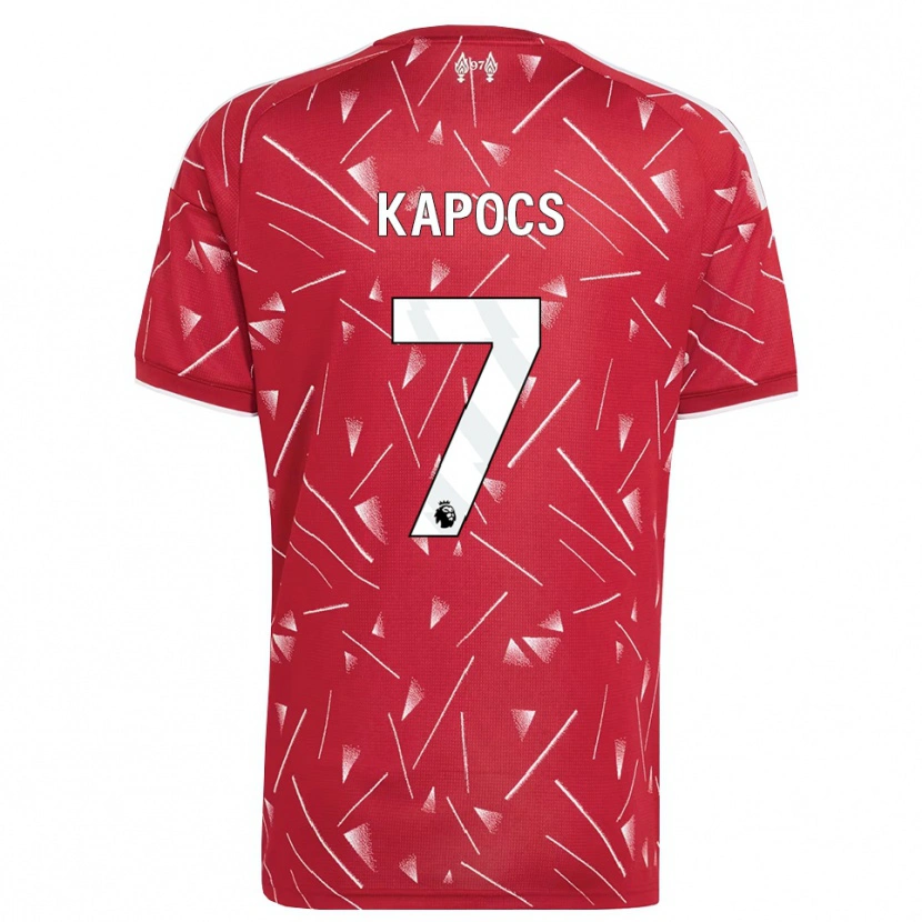 Danxen Niño Camiseta Cornelia Kapocs #7 Blanco Rojo 1ª Equipación 2026/27 La Camisa