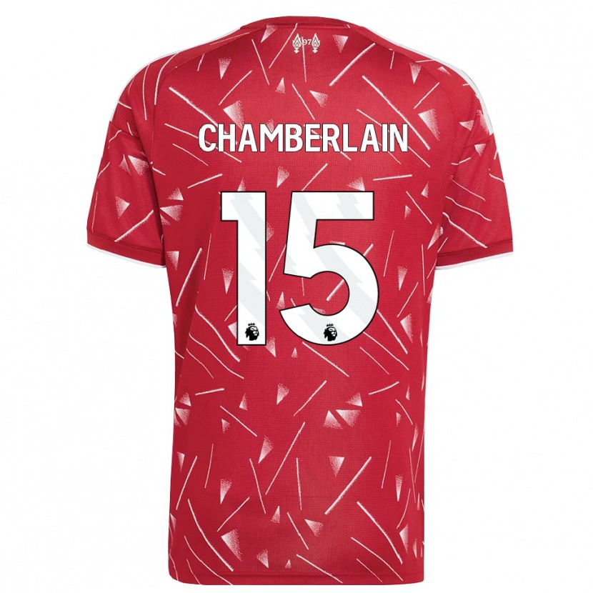 Danxen Niño Camiseta Alex Oxlade Chamberlain #15 Blanco Rojo 1ª Equipación 2026/27 La Camisa