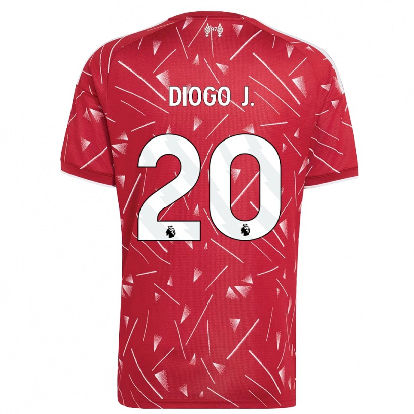 Danxen Niño Camiseta Diogo Jota #20 Blanco Rojo 1ª Equipación 2026/27 La Camisa