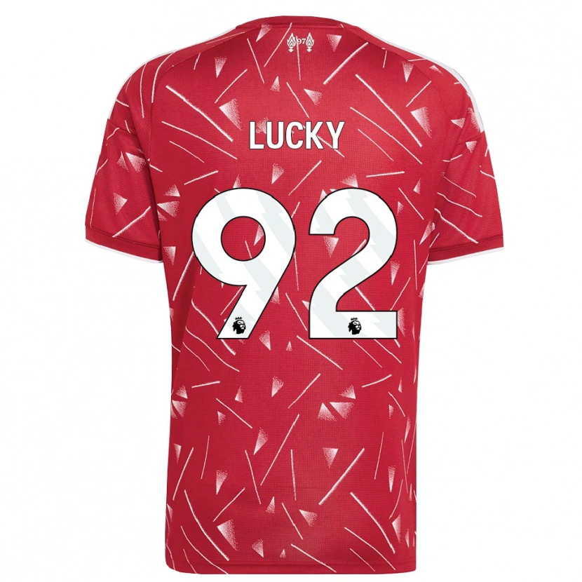 Danxen Niño Camiseta Wellity Lucky #92 Blanco Rojo 1ª Equipación 2026/27 La Camisa