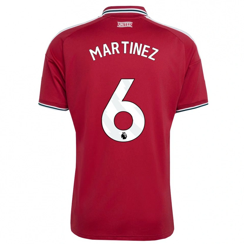 Danxen Niño Camiseta Lisandro Martínez #6 Rojo Amarillo Blanco 1ª Equipación 2026/27 La Camisa