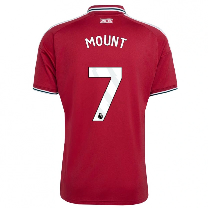 Danxen Niño Camiseta Mason Mount #7 Rojo Amarillo Blanco 1ª Equipación 2026/27 La Camisa
