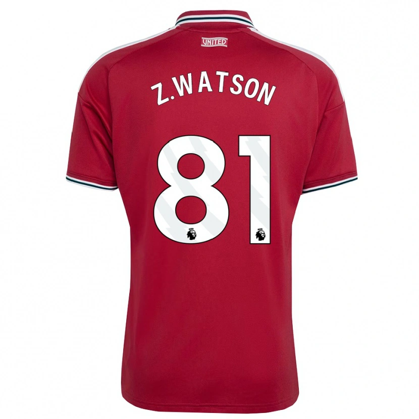 Danxen Niño Camiseta Zac Watson #81 Rojo Amarillo Blanco 1ª Equipación 2026/27 La Camisa